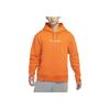 Air Jordan Logo Solid Long Sleeve Hoodie Men Hoodie Orange DO6095-847