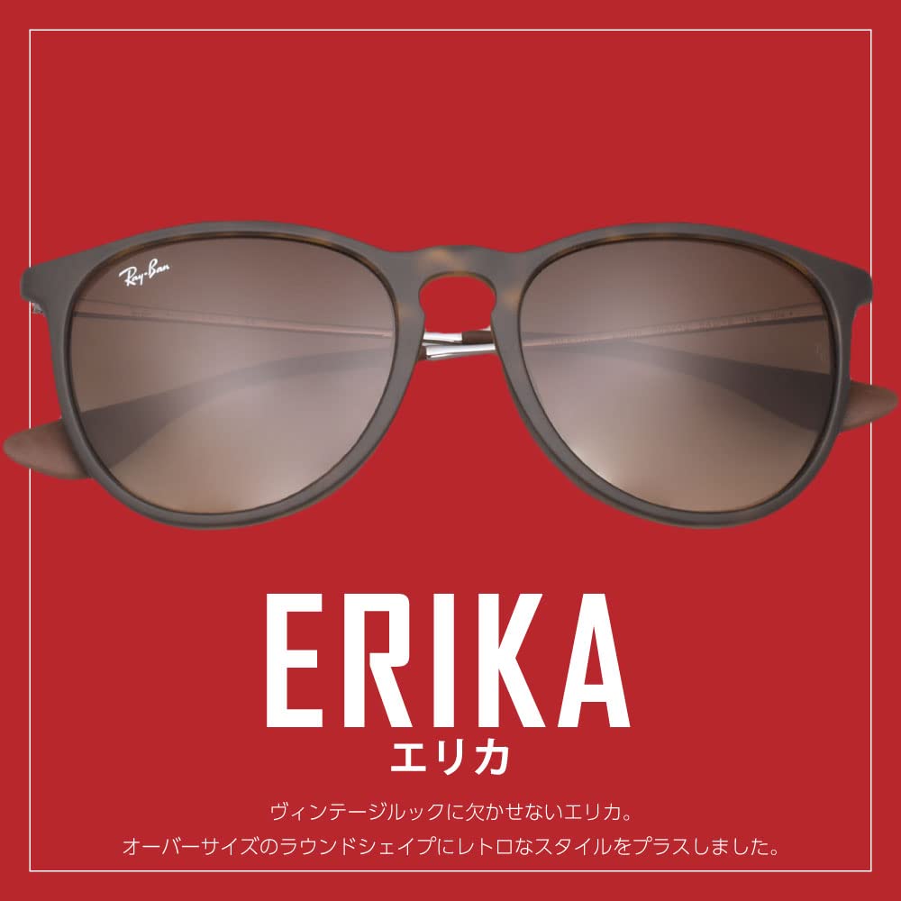 Ray-Ban Erika Metal Sunglasses Grey Gradient RB3539-192/8G Size 54