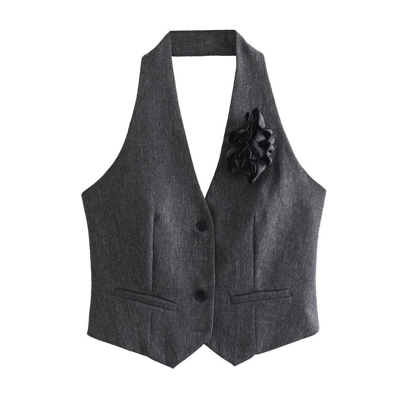 

Kaslead New Arrival Women s Fashion Style Fashion Suit Outwear V Neck Vest Casual Pants Suit Vest L
