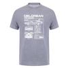 Back To The Future Delorean Schematic Tshirt Print Tshirt Unisex Cotton T Shirt Summer Hip Hop Tees Dz241