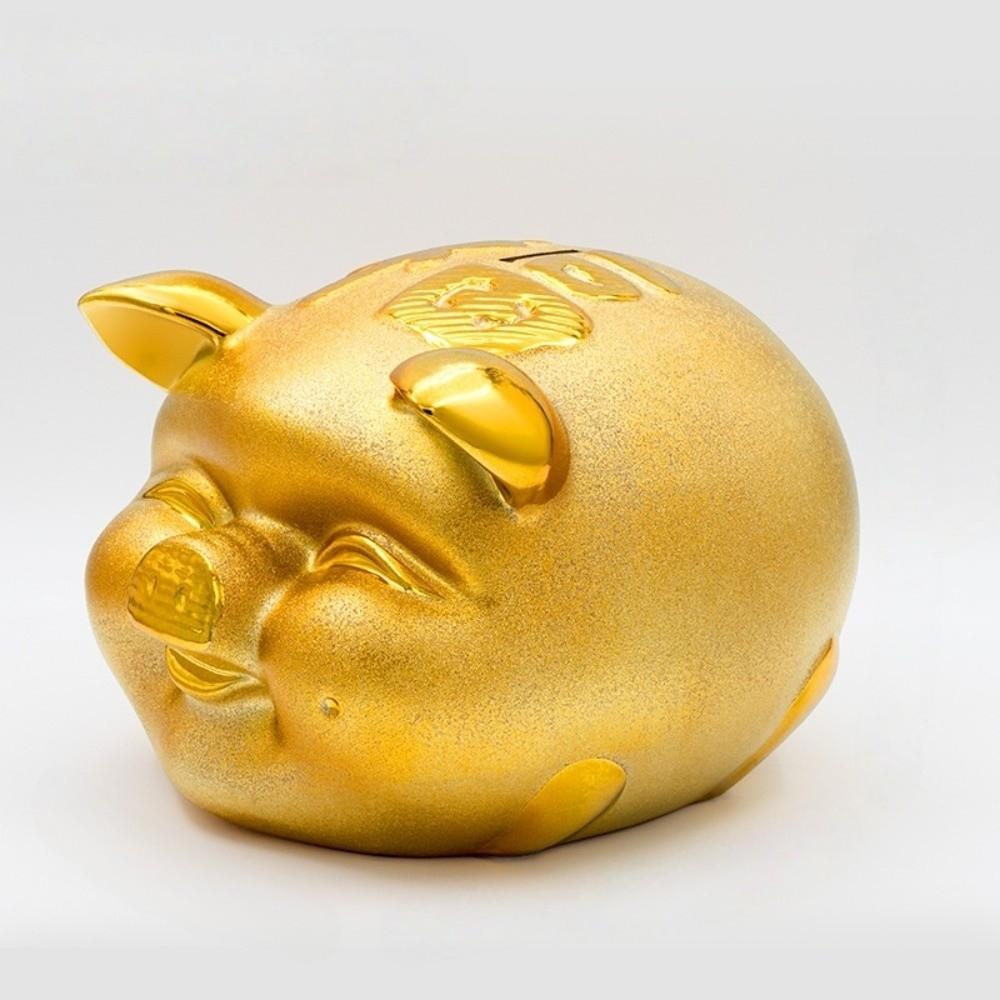Ceramic Savings Money Tank Pig Mascots Money Jar Decorative Ceramic Piggy Money Bank  Household