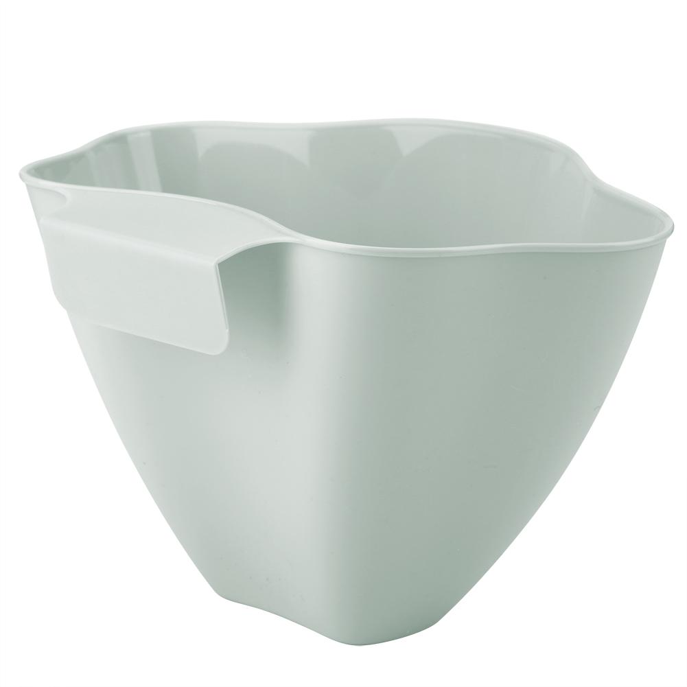 Cupboard Door Hanging Mount Kitchen Garbage Trash Bin Without Lid Waste Claaaification Grey