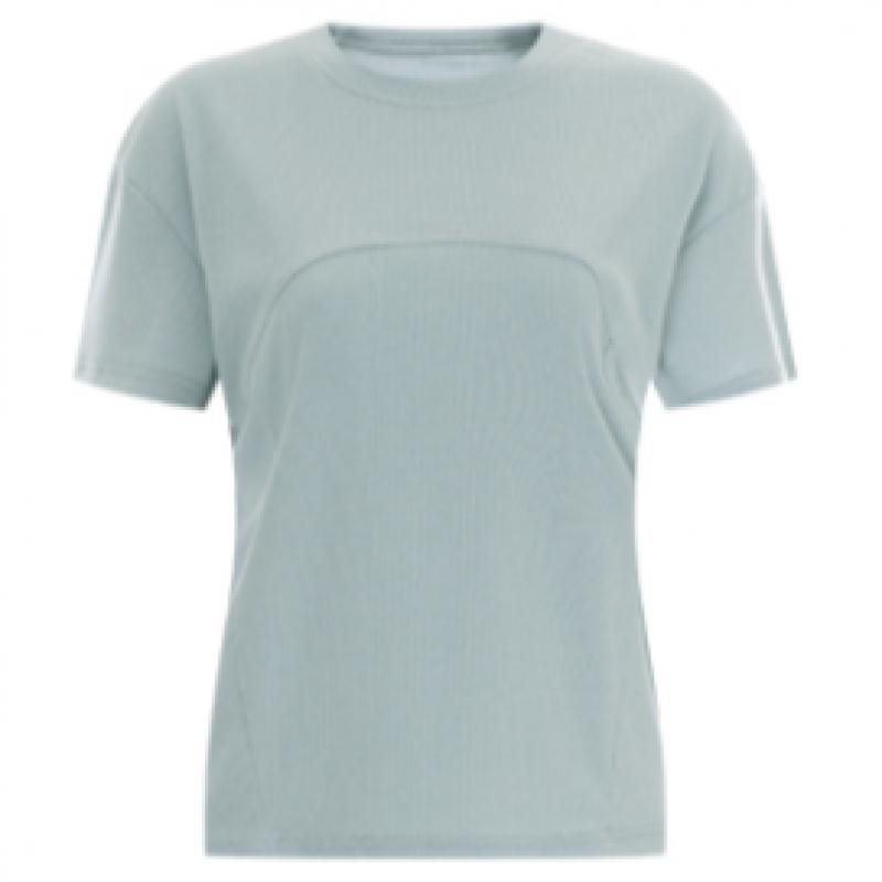 Shop   Women Ribbed STreTch ShorT Sleeve T shirT Pink Dai Wsh 11951