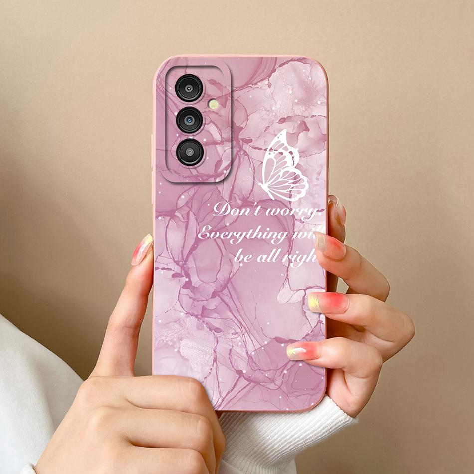 For Samsung A15 A14 Phone Case Hawaii Vacation Style Back Cover Liquid Silicone Camera Protector For Samsung A 15 Carcasa Capa