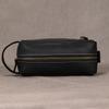 Genuine Leather Clutch real cowskin storage bag men male zipper Clutches genuine leather makeup bags water pen glasses bag