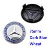 4pcs 56mm 60mm 68mm 75mm For Benz Car Wheel Center Hub Caps Rim Cover A180 A200 B180 B200 E200 W220 W213 W210 W164 Badge Emblem  KL1