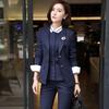 Troyman Women's Dark Stripe Professional Suit Set