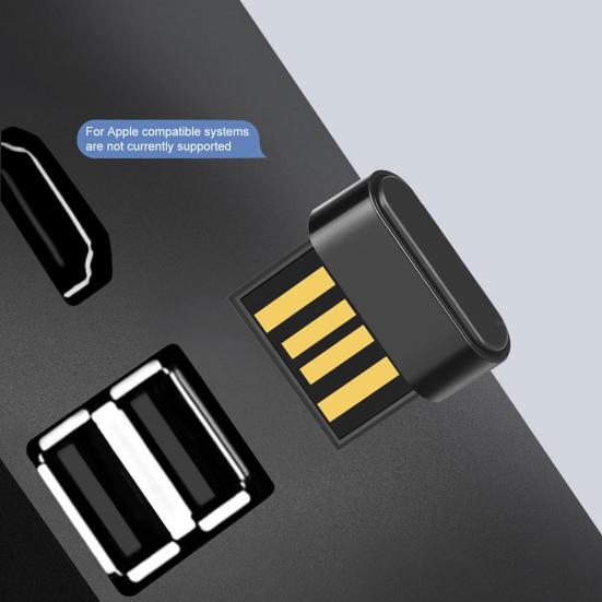 

Беспроводной адаптер, совместимый с Bluetooth, Plug Play Plug Play без драйверов, адаптер с низкой задержкой, совместимый с Bluetooth 5.3