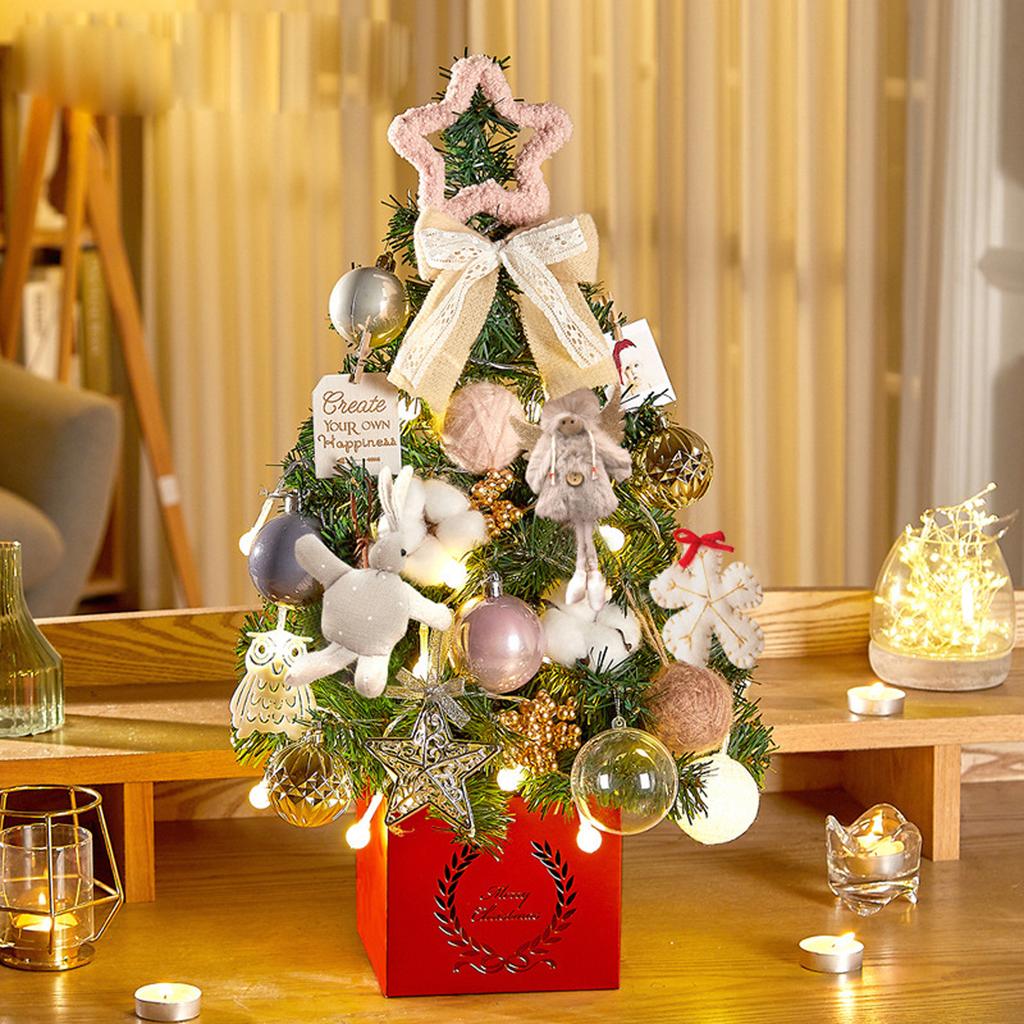 Christmas Tree Home Set Christmas Decorations Desktop Creative Ornaments For Desks And Dining Tables
