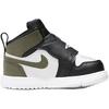 (TD) Air Jordan Sky Jordan 1 'Black Medium Olive' Baby BQ7196-092