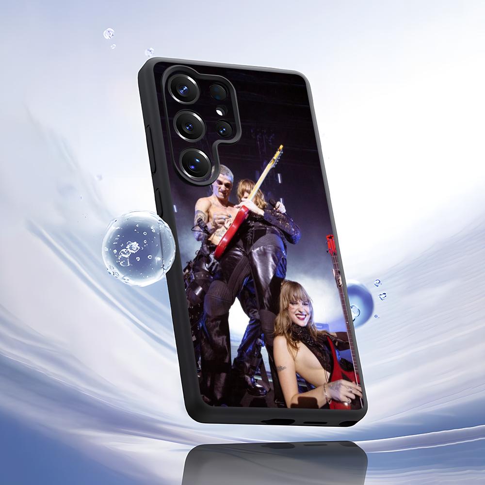 M-Maneskin Singer Band Phone Case For Samsung S20-S25 FE Plus Ultra TPU Soft Skin Friendly samsungS20Ultra