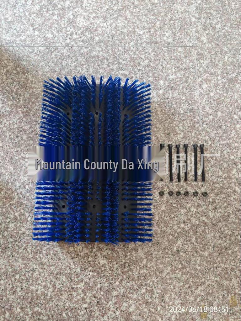 Bardzo Duża Składana Szczotka do Ciała Krowy – Trójsekcyjna Rolka do Masażu i Drapania do Czyszczenia Zwierząt Gospodarskich