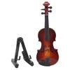 Dollhouses Violin and Stand Set Supplies for Garden, Office Display Music Instrument Party Decors