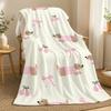 Dachshund Dog Wall Art Throw 240g Flannel Blanket, Suitable for Sofas, Beds, Offices,  Exquisite Gift Blankets