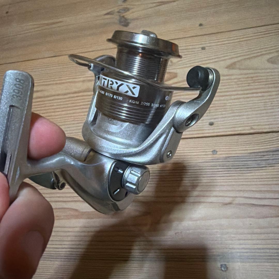 Used okuma spinning reel 3160 silver