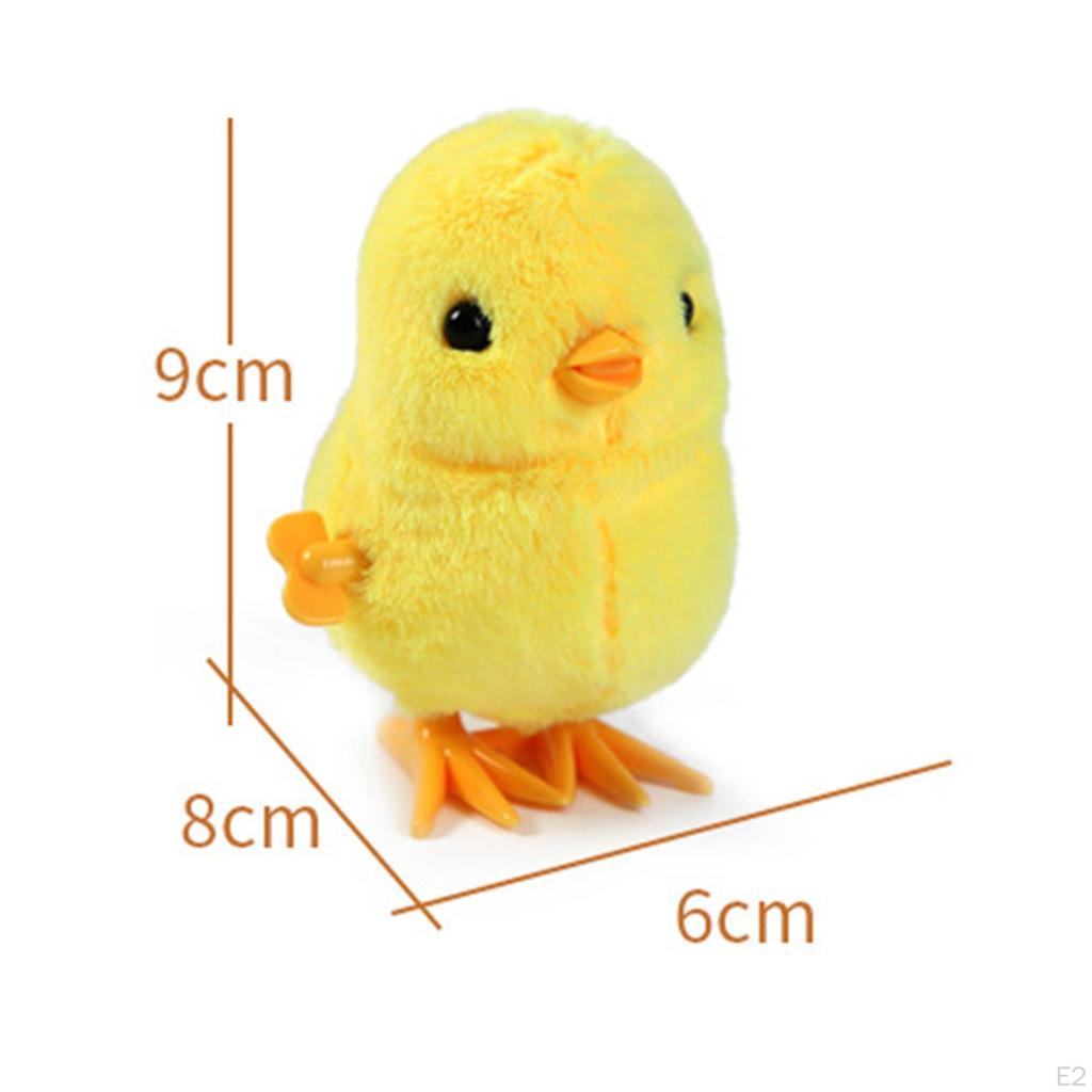 Plush Toy, Chick Toys, Realistic Stuffed Duck Jumping Cartoon Clockwork
