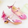 Nuove Scarpe di Pelle Moda Scarpe da Ragazza Retro di Alta Gamma Sandali da Principessa Classici Eleganti Squisiti Cristallo Trendy Dolci Tacchi Alti