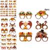 Halloween Festive Paper Glasses Photo Props Set For Holiday Decorations And Parties
