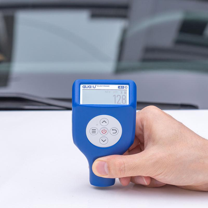 KOFIG GC8102 High Accuracy Portable ABS Plastic Paint Coating Thickness Gauge Meter Automotive Tester Measuring Car Damage 0-3000um синий