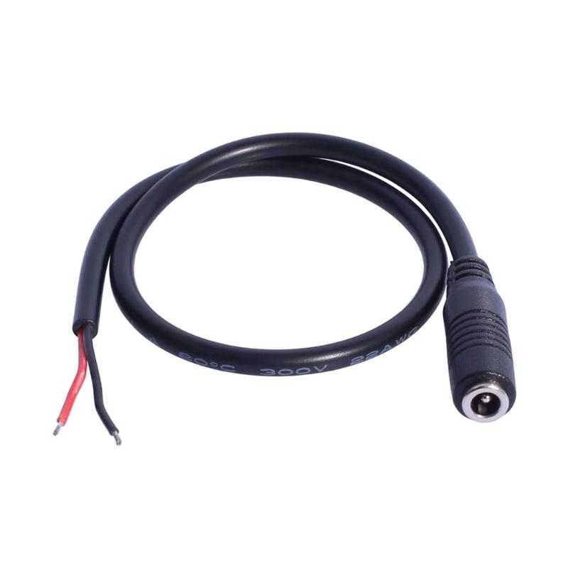 DC5V Power Connectors Cables 3.5mm x 1.35mm Barrels Female Plug for High Power Equipment