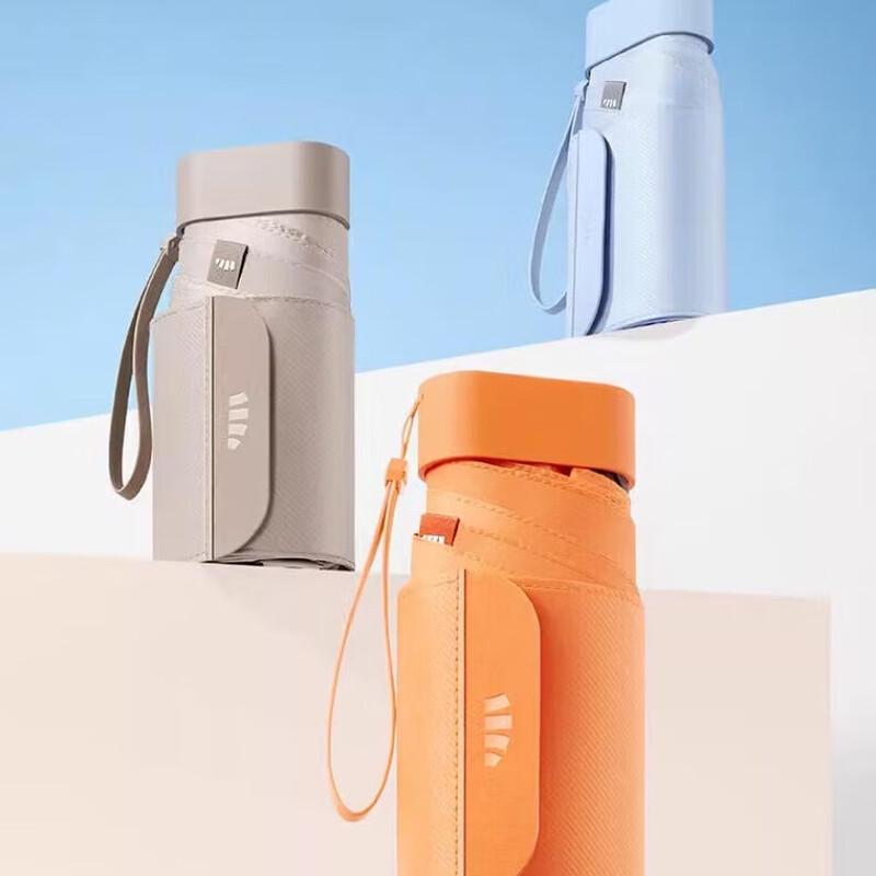 Портативный шестискладной плоский зонт Beneunder с двойной защитой BM66024