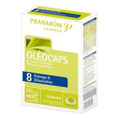 Oléocaps 8 - drainage & détoxination 30 pastilles