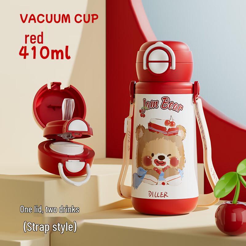 Dile Bear Kids Insulated Stainless Steel Straw Cup