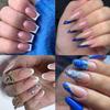 240Pcs Almond Coffin Stiletto Gel Nail Tips With Auxiliary Lines Innovative Press On Nails Ake Nail For Extension Manicure Tool