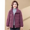 Grandma Winter Down Jacket Short Mother Winter Thick Large Size Old Lady Cotton Clothes Jacket