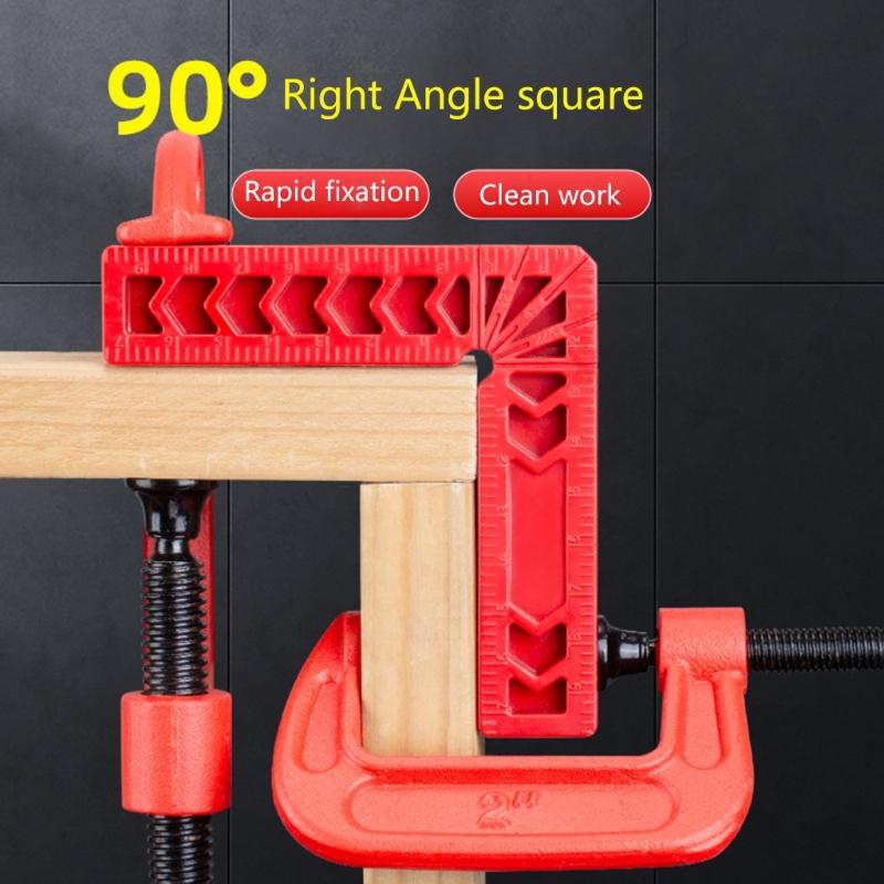 3in 4in 6in Reusable Corner Clamping 90 Degree Positioning Squares Woodworking Tool Right Angles Clamps Fixing Clamp