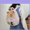 Plush Capybara Labubu Cartoon Backpack With Large Capacity For School And Daily Use