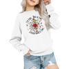 Kids' Fashion Loose-Fit Casual Long-Sleeve Christmas Print Oversized Crewneck Sweatshirt