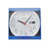 Hometime Den/Datum Nástěnné hodiny-Bílé pouzdro/Bílý ciferník 8.5 Kulaté +B