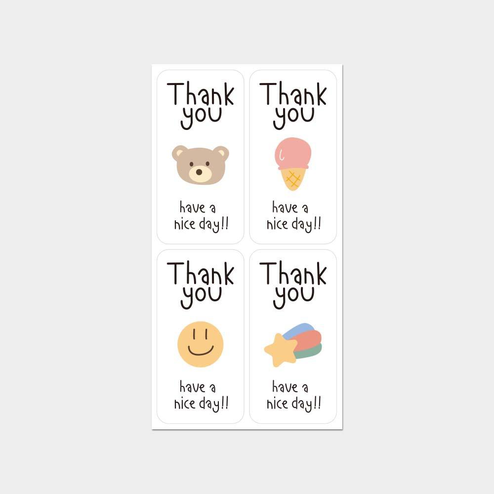 100pcs/wrap This Package Is Happy To See You Too Stickers Small Business Gift box packaging decor Thank You Sticker Seal Labels