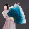 Dancer Practice Pairs Yangko Dance Bamboo Fans Hand Dye Adults Fan  Kid Women