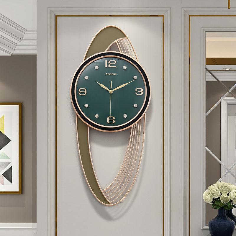 European Home Creative Wall Clock Living