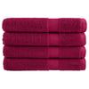 Premium Sauna Towels SOLUND 4 pcs. Bordeaux 80 x 200 cm 600 g m²