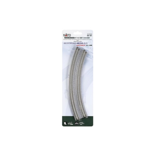 KATO N Gauge Double-Track Curved Track R414/381-45 (2 Tracks) 20-181 Model Railroad Supplies