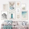Wall Art Canvas Painting Italy Corridor Church Door Beach Starfish Grass Nordic Posters And Print Decor Pictures For Living Room