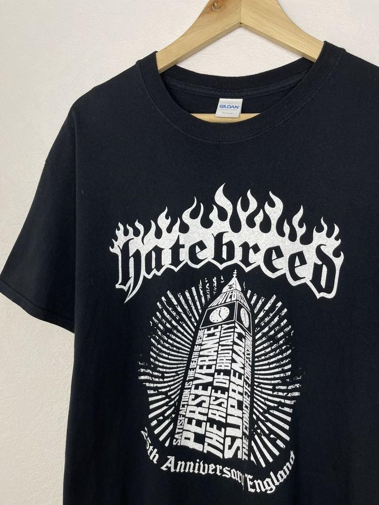Hatebreed 25th Anniversary Band Black Short Sleeve Unisex Shirt S5XL KH15810 Unisex T-Shirt S