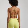 Candy Color Nude Feel Workout Bra Outdoor Tight Running Exercise Underwear Shockproof Quick-Drying Workout Clothes Tops Women