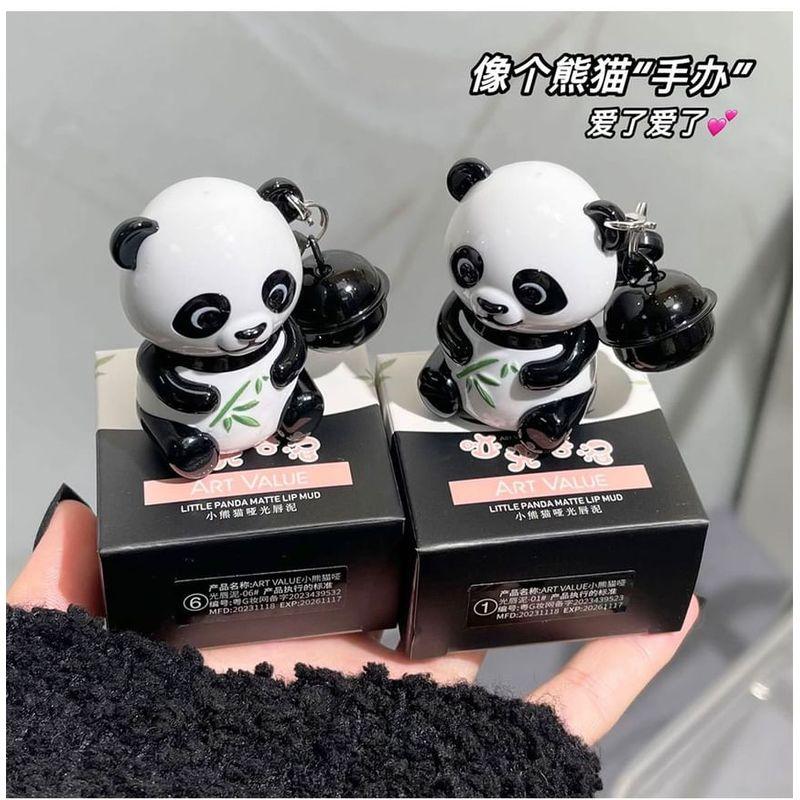 Art Value - Panda Bell Keychain Matte Lip Mud - 6 Colors