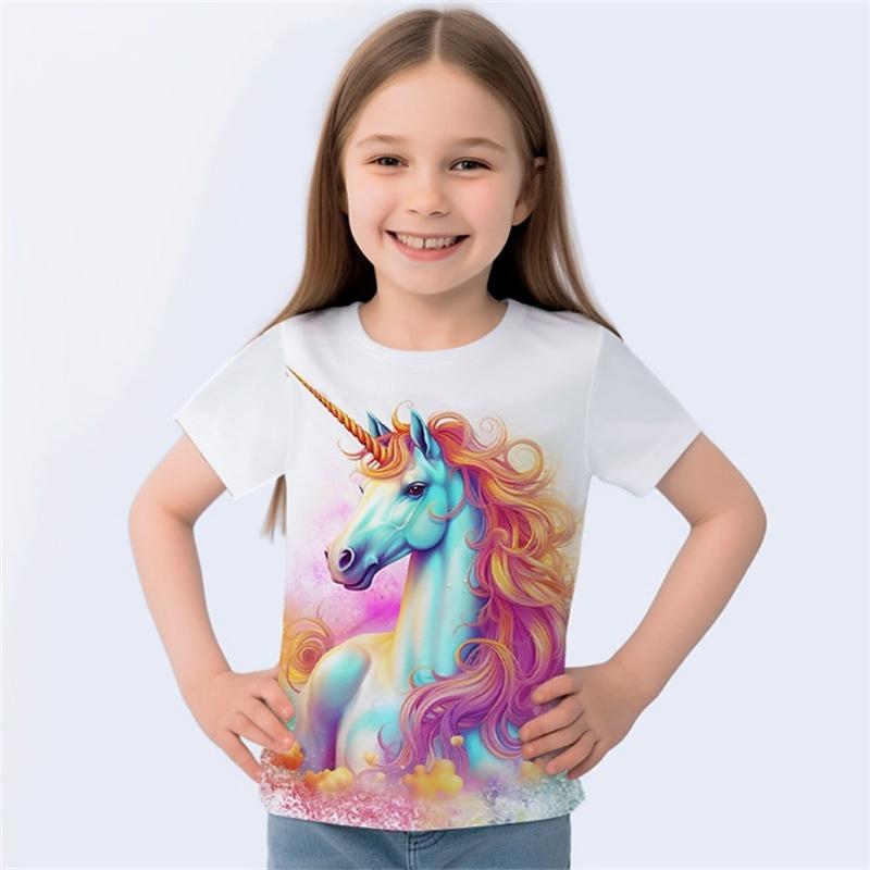 Jungen 3D Kokospalmen T-Shirt Kurzarm Sommerurlaub Tropisch Hawaiianisch Polyester Kinder Rundhals Outdoor Lässig Alltäglich Oberteile