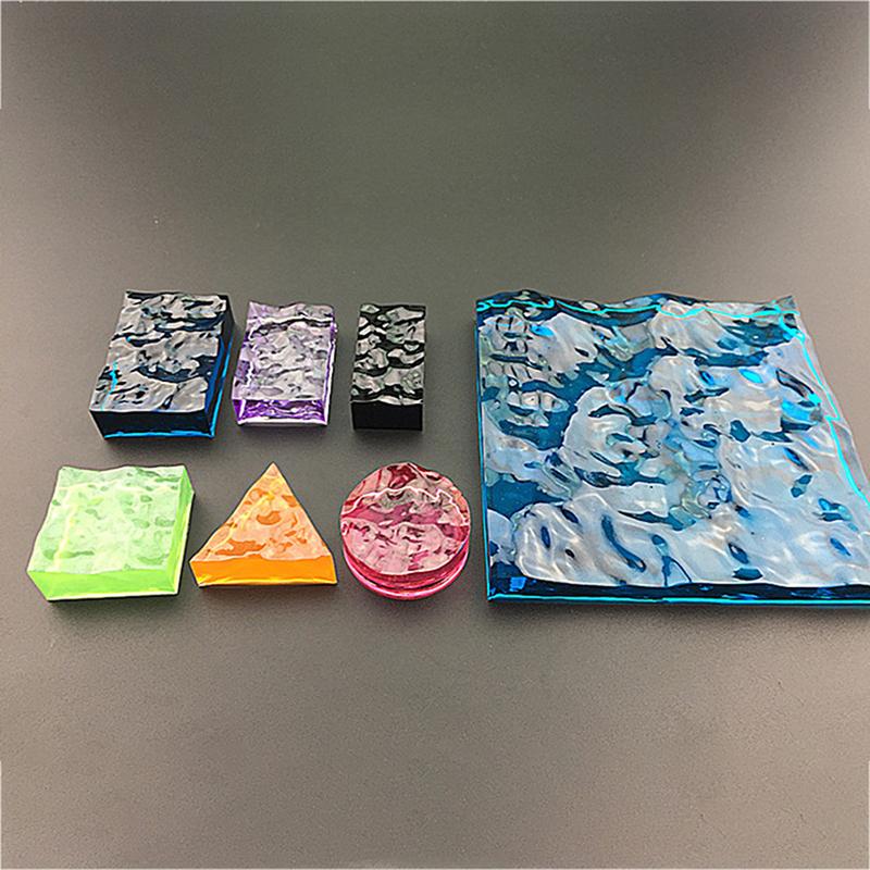 Wave Silicone Mold Resin Craft Diy Jewelry Cutting Shape Pendant Resin Mold