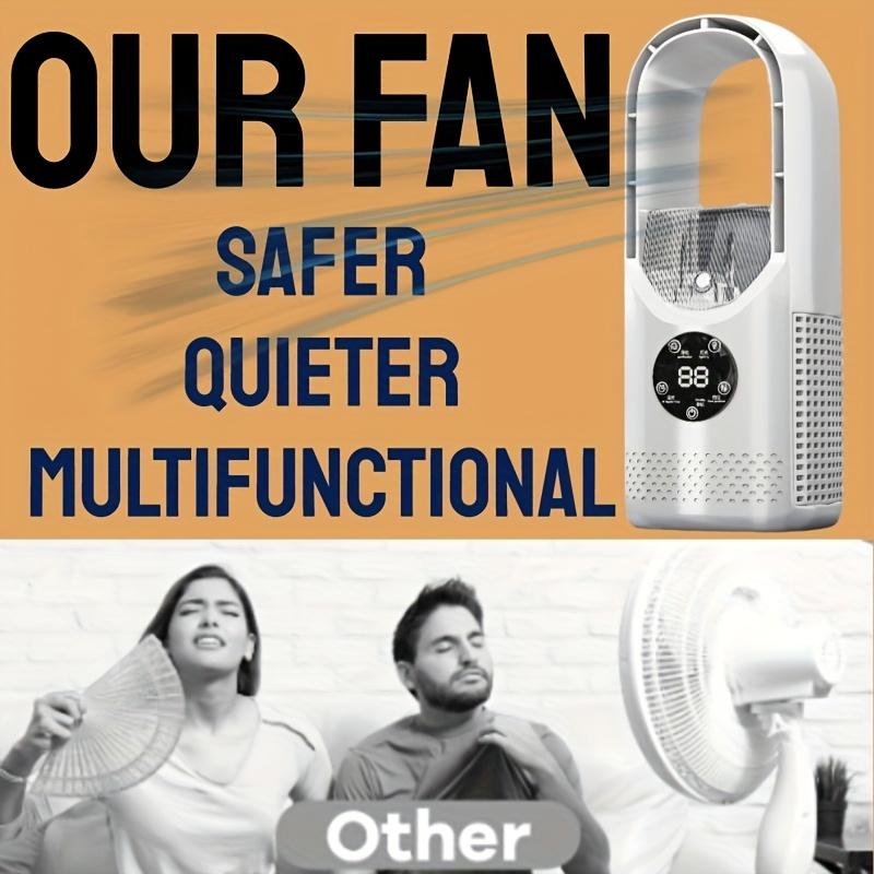 Bladeless Fan, Spray High-efficiency Cooling Cooler, Office Desktop Fan Three-in-one USB-powered Desktop Fan Of Air Cooler, Night Light And Humidifier