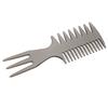 Men Hairdressing Tool Comb Hair Straightening Curling Oil Hair Styling (Fork Comb)