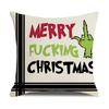 Grinch Christmas Pillowcase Home Christmas Decoration Cushion Sofa Pillowcase