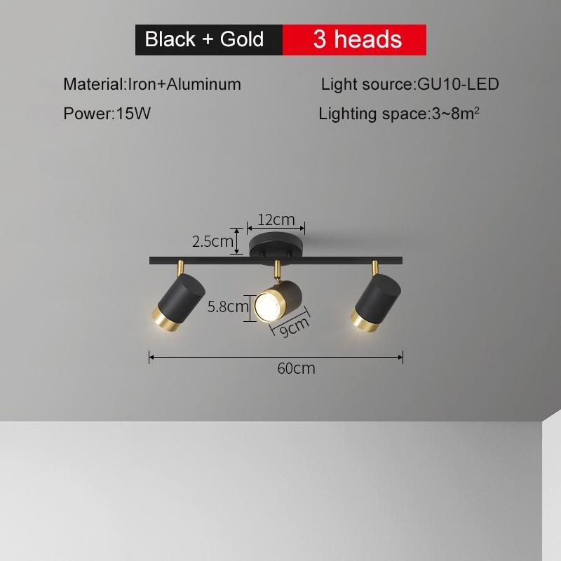 Simple Shop Restaurant Lighting LED Spotlight Modern Ceiling Spot Light Home Living Room Decoration LED Background Lamp