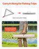 24in Aquatic Weed Rake 3-Sided Foldable Lake Weed Rake Handle 30ft Rope