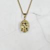 Luxury Thai Buddha Head Gold Color Pendant Necklace Nepal Buddhist Believers Men Women Jewelry Accessories